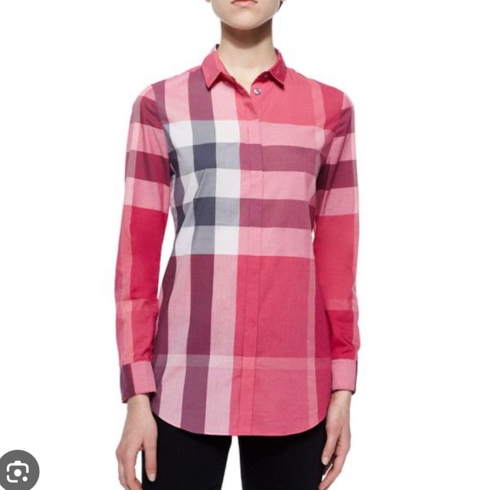 Burberry Classic Check Button-Down Shirt | Like New | Size S - Picture 9 of 9